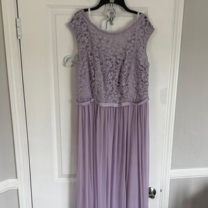 David's Bridal Lavender Dress